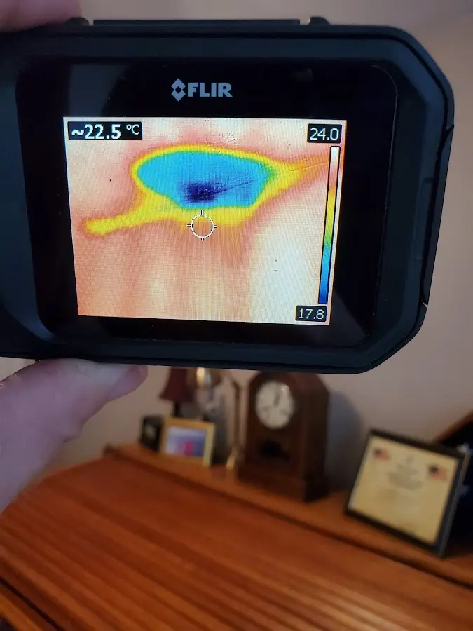 Thermal imaging inspection for water damage in Lincoln