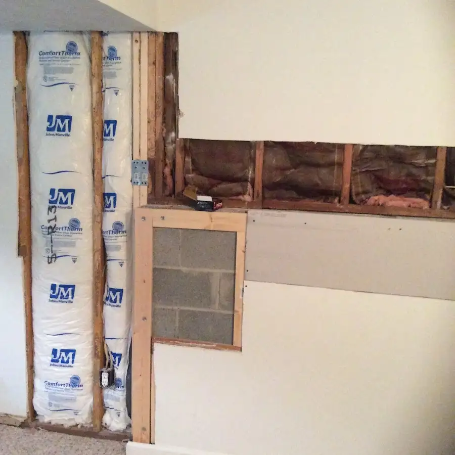 Wall insulation replacement during Structural Drying in Lincoln